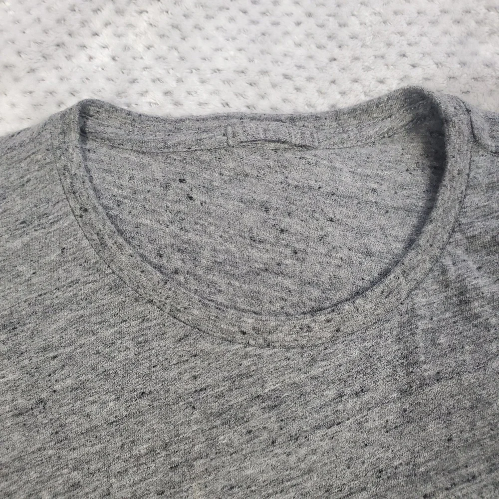 Marine Layer Crewneck T-Shirt Mens L / XL Grey Heathered Short Sleeve Casual USA - Picture 3 of 8